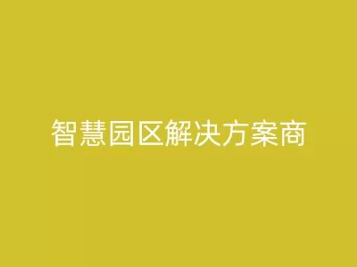 智慧园区解决方案商